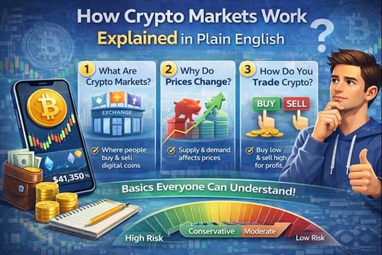 How Crypto Markets Work Explained in Plain English?